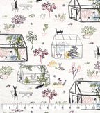 Greenhouse Sketch Super Snuggle Flannel Fabric