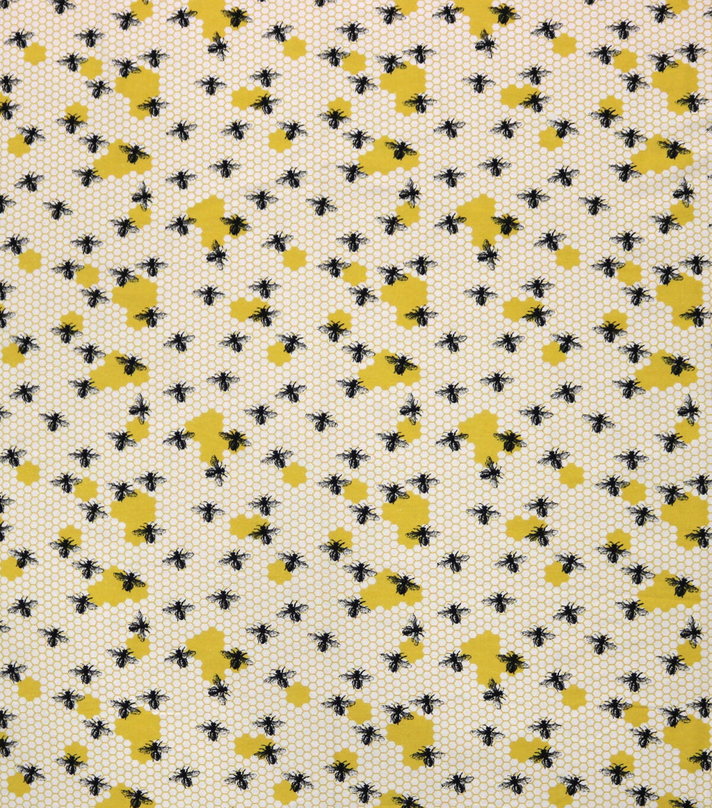 Bee Yellow 108 Wide Flannel Fabric