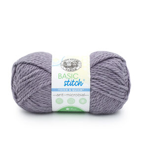 Lion Brand Basic Stitch Antimicrobial Thick & Quick Bulky Polyester Yarn