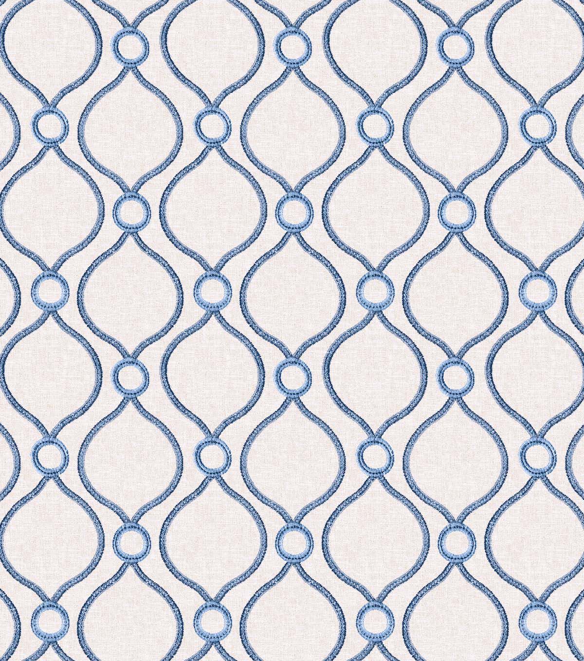 Surface Style 20.5' x 18' Delft Curveball Peel & Stick Wallpaper