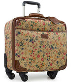 Prairie Rose Print 18 Wheeled Spinner