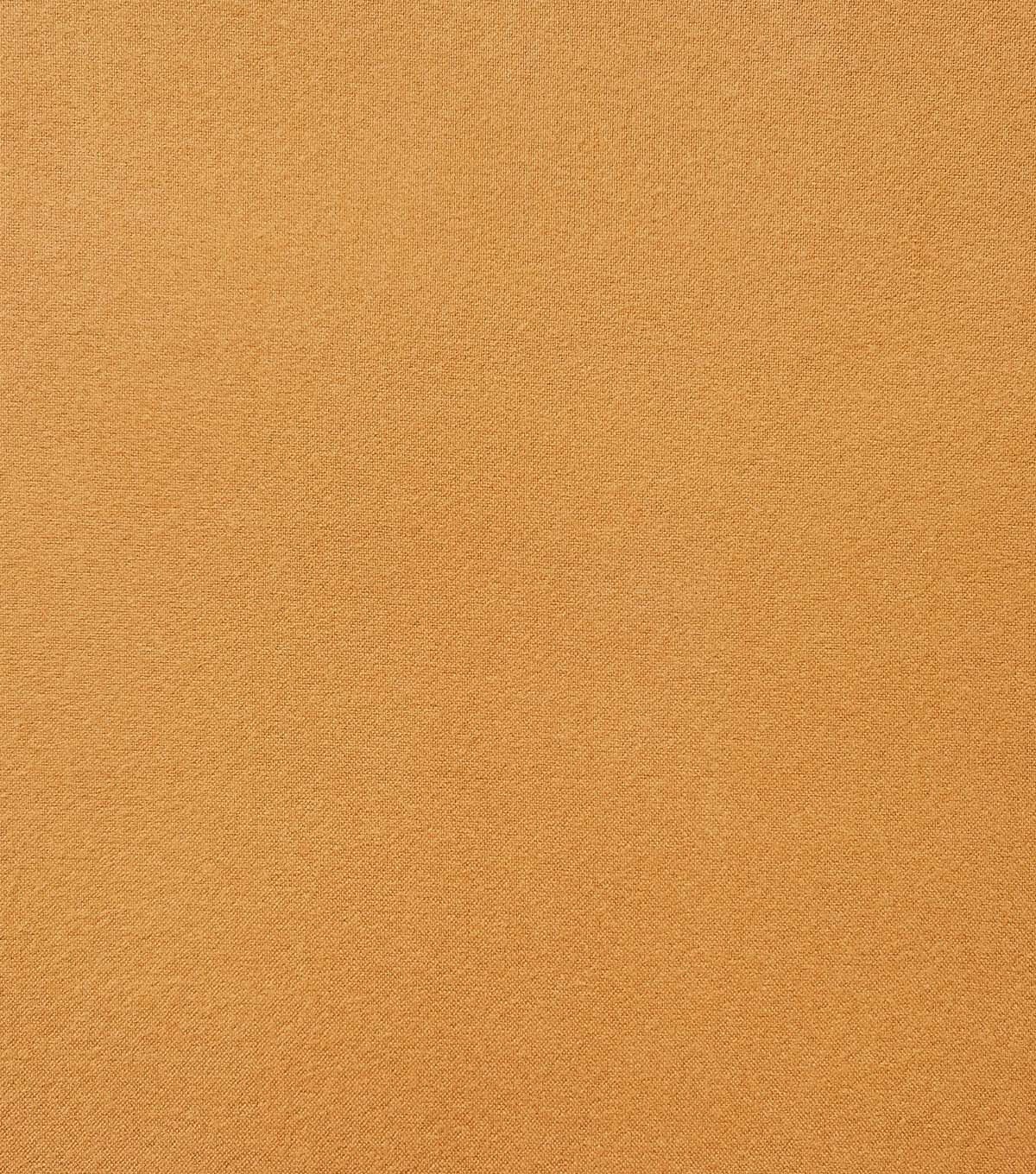 Heathered Yellow Solid Luxe Flannel Fabric