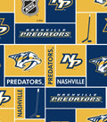 Nashville Predators Fleece Fabric Block