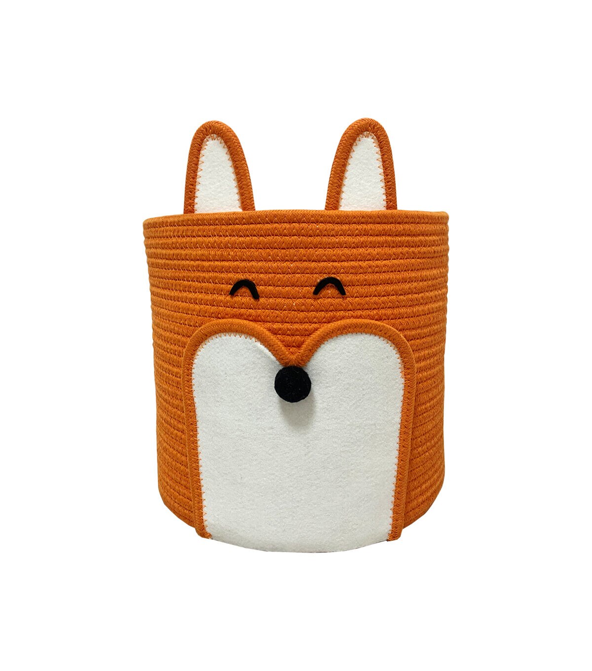 12 Orange Fox Soft Woven Basket by Place & Time