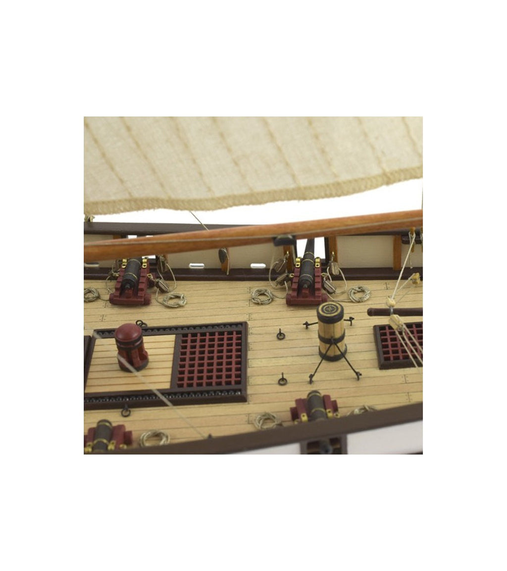 American Schooner Harvey 1:60. Wooden Model Ship Kit
