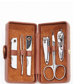 Leather Framed Manicure Set