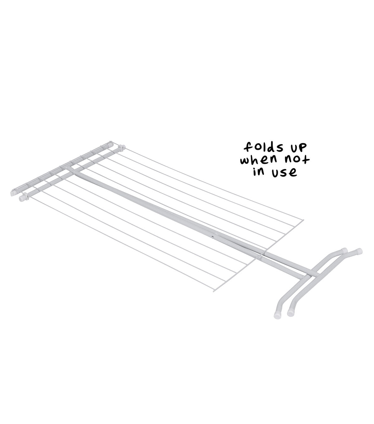 Honey Can Do 35.5 x 32 White Metal Folding X Frame Drying Rack