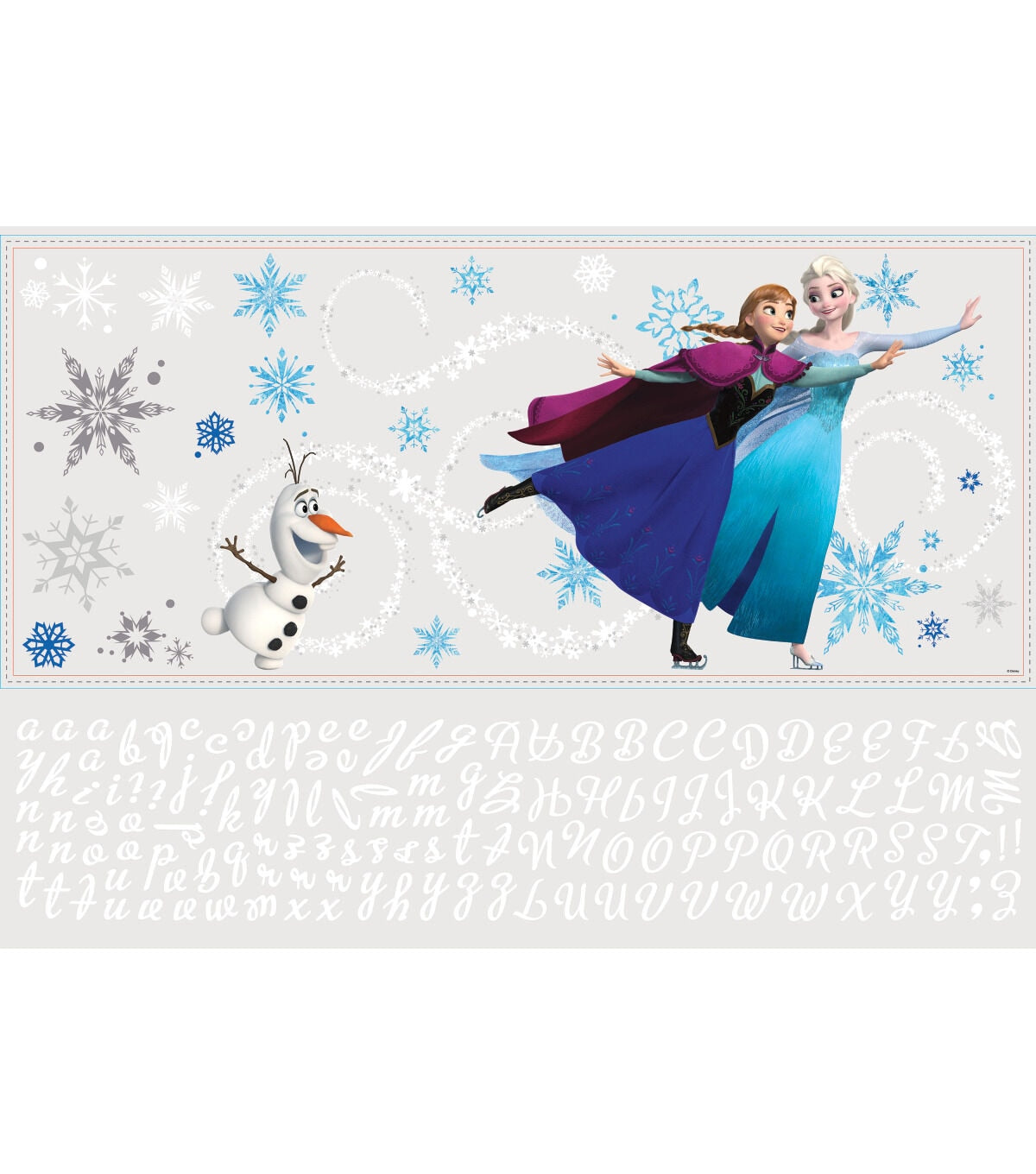 RoomMates Peel & Stick Wall Decal Frozen Custom Headboard