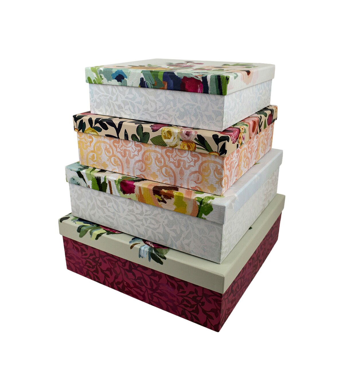 12 Floral Square Box by Hudson 43