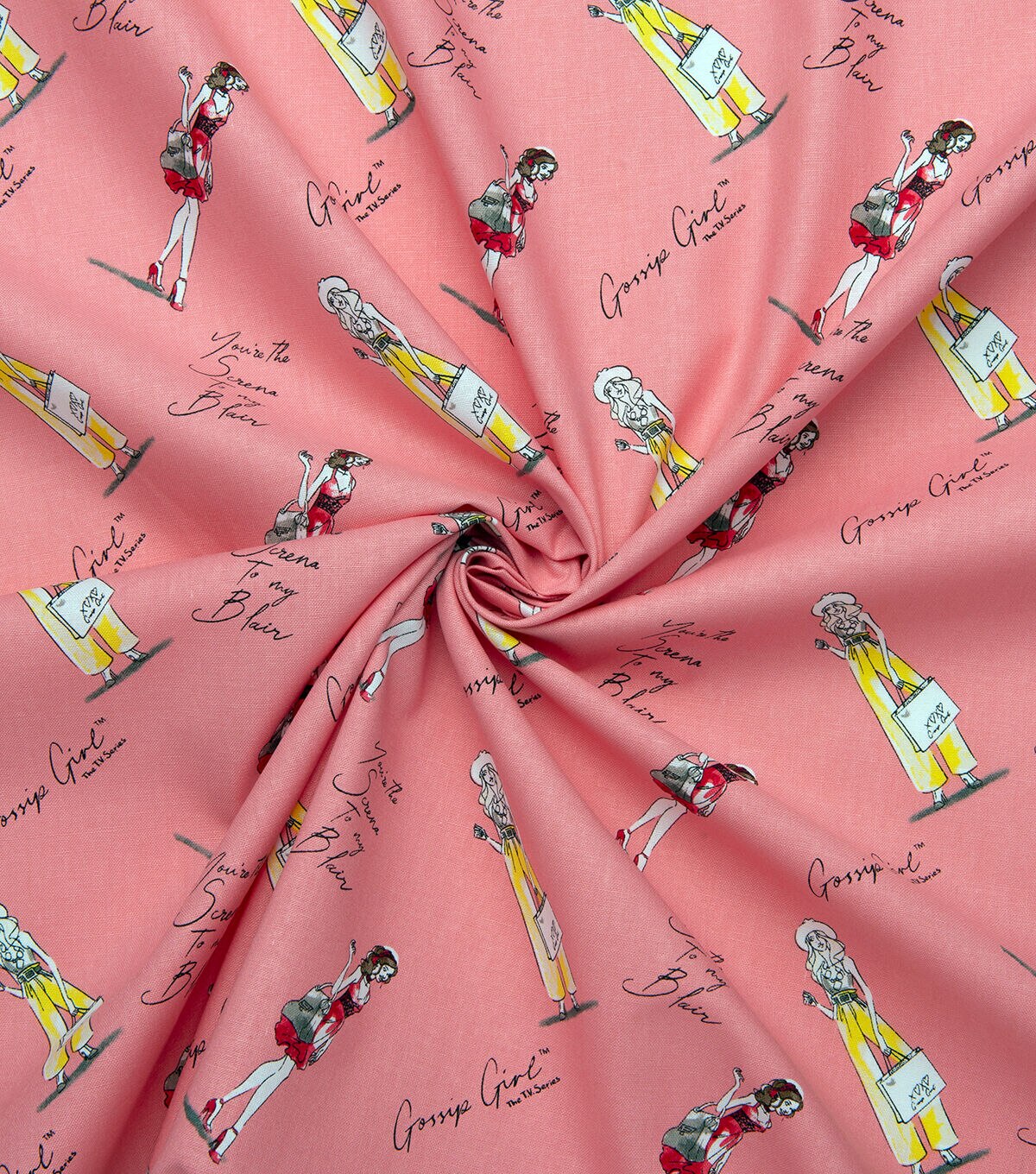 Gossip Girl Upper East Side Cotton Fabric