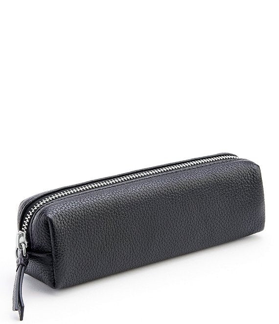 Pebbled Genuine Leather Organizational Roll Utility Case