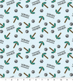 Minecraft Diamond Miner Cotton Fabric