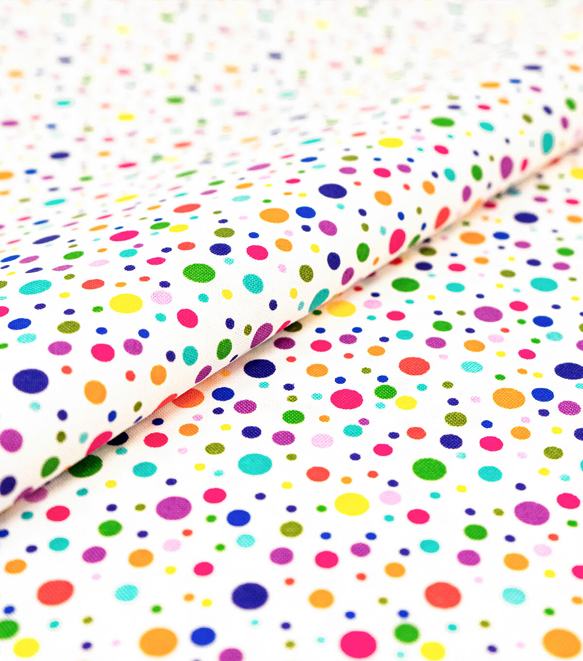 Singer Multicolor Dots Quilt Cotton Fabric