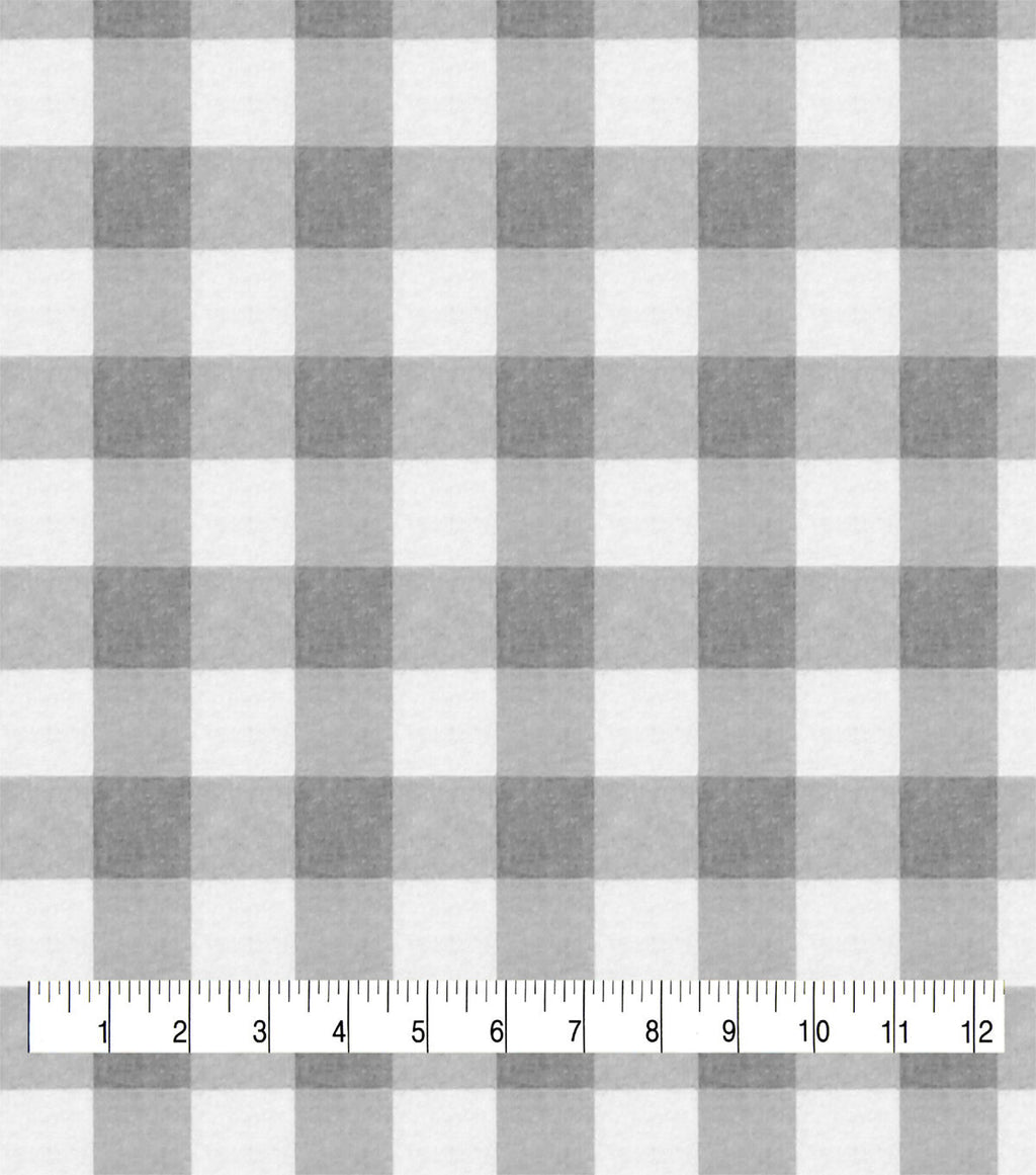 Gingham Blue Super Snuggle Flannel Fabric