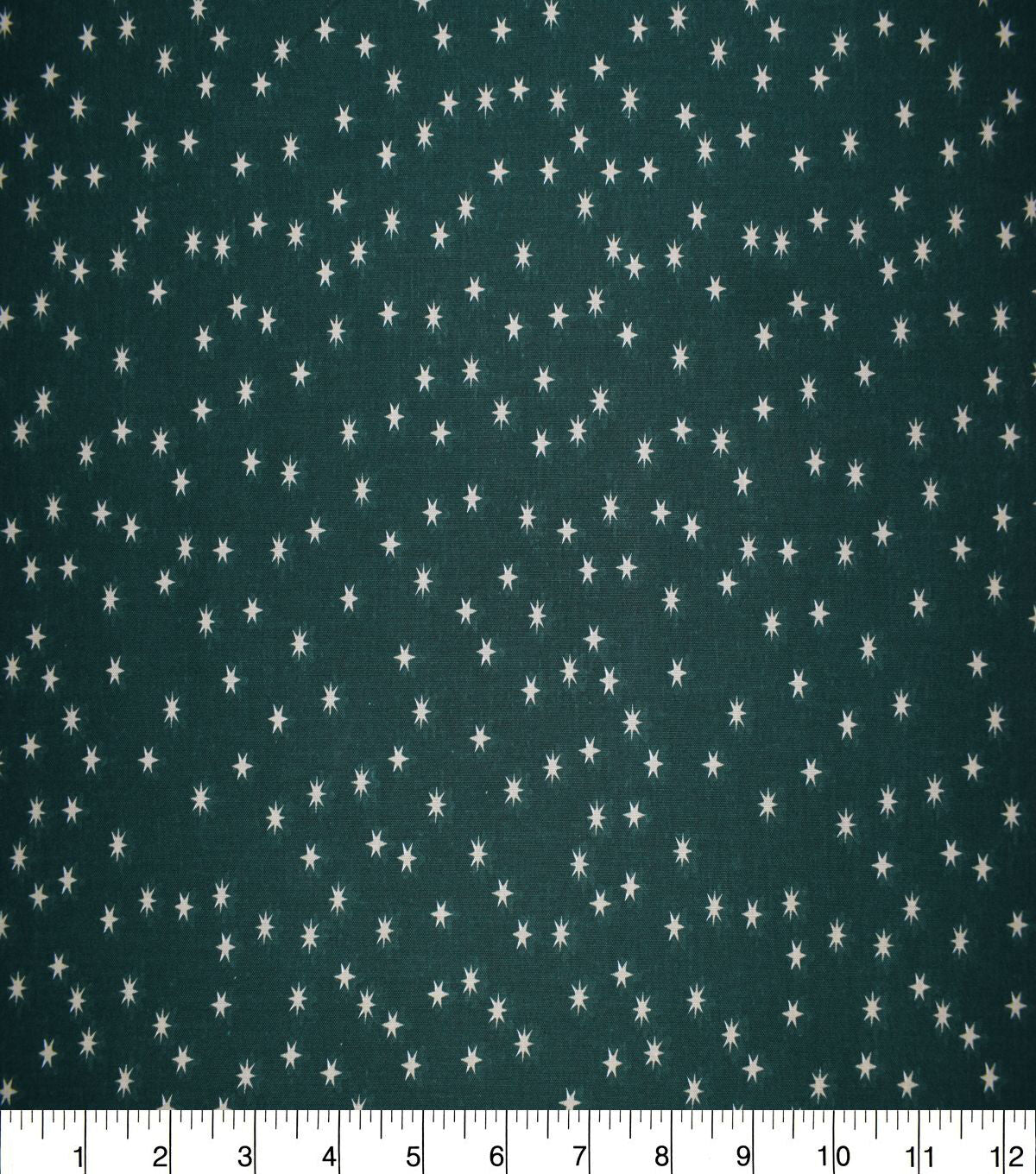 Mini Stars on Green Quilt Cotton Fabric by Quilter's Showcase