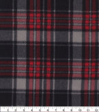 Brad Plaid Blizzard Fleece Fabric