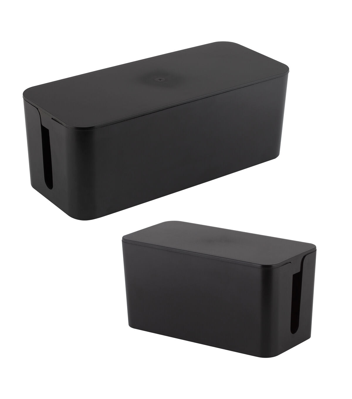 Simplify 2ct Black Cable Organizer Boxes