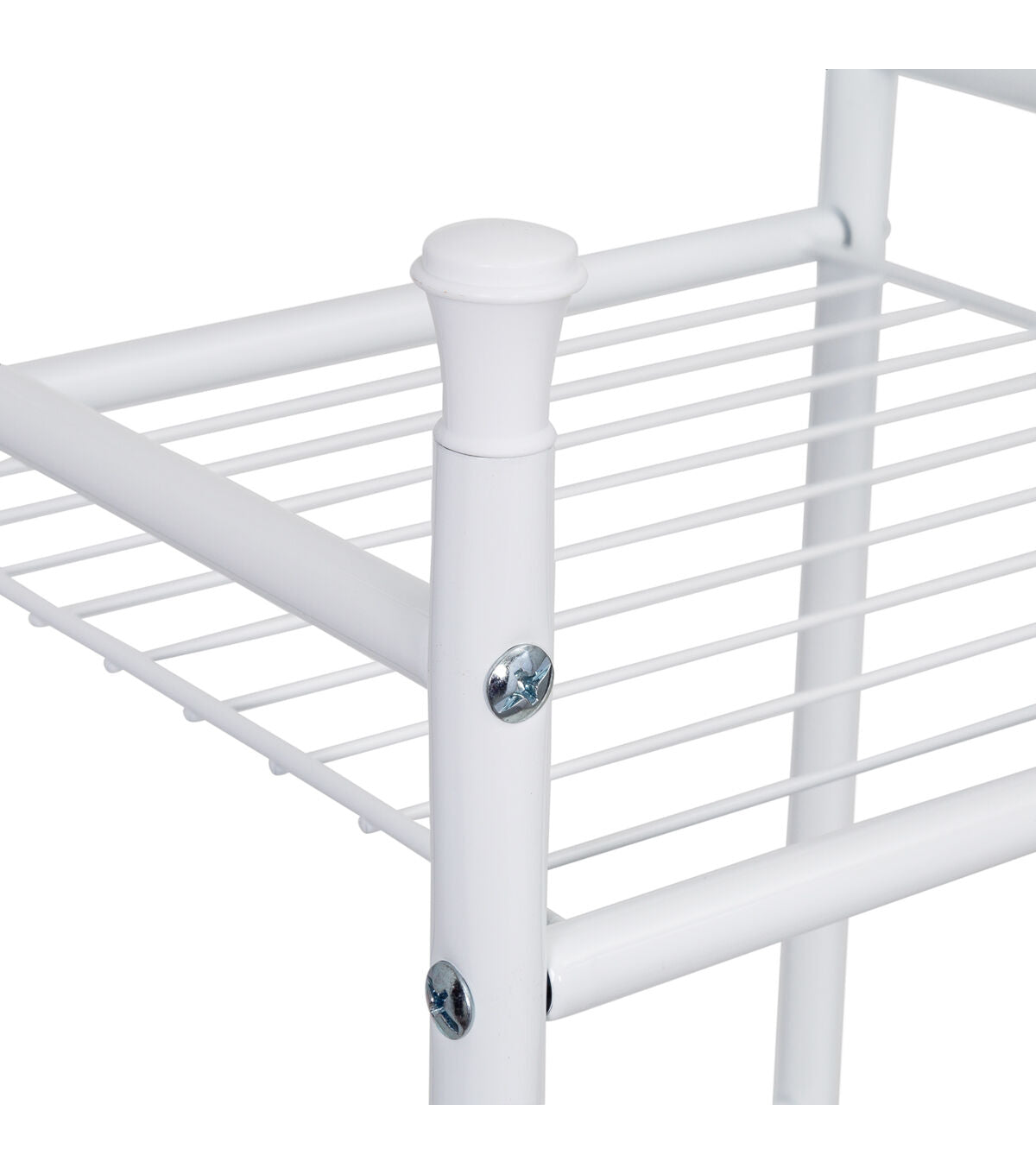 Honey Can Do 13 x 60 White 6 Tier Bath Storage Shelving Unit