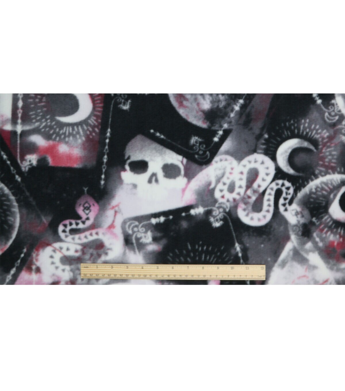 Eclipse Faded Tarot Cards Anti Pill Fleece Fabric