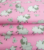 Pink Sheep Super Snuggle Flannel Fabric