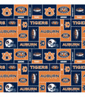 Auburn University Tigers Fleece Fabric Block