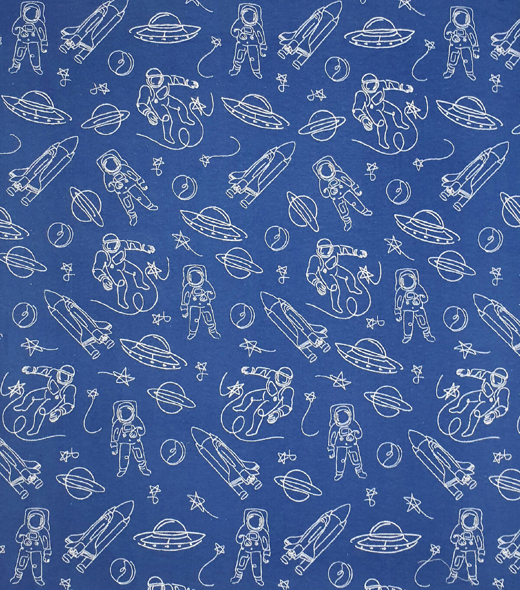 Space Doodles Super Snuggle Flannel Fabric
