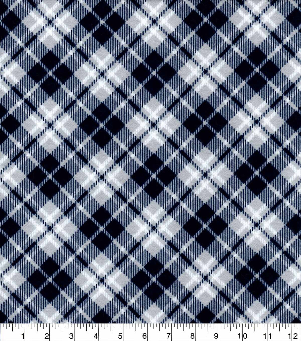 Diamond Plaid Super Snuggle Flannel Fabric