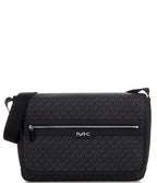 Malone Signature Logo Print Messenger Bag