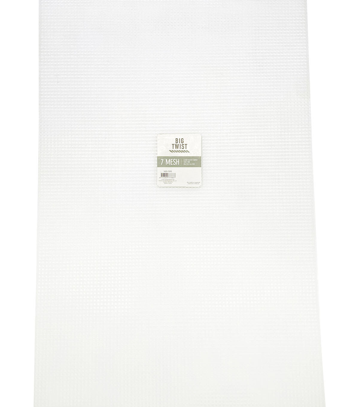 12 x 18 Clear 7 Plastic Mesh Embroidery Canvas by Big Twist