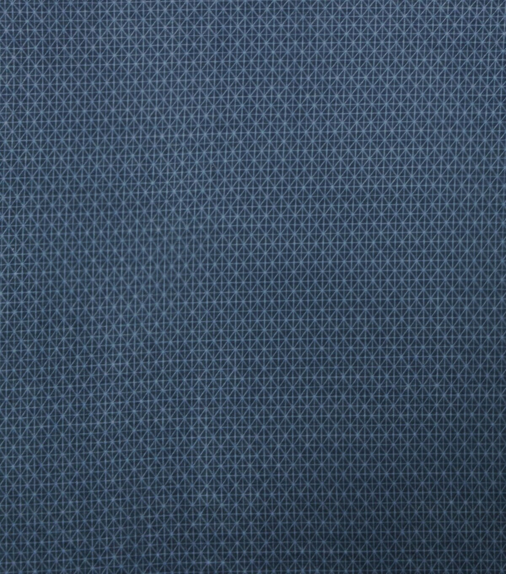 Blue Geometric Super Snuggle Flannel Fabric