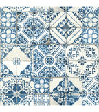 RoomMates Wallpaper Mediterranean Tile