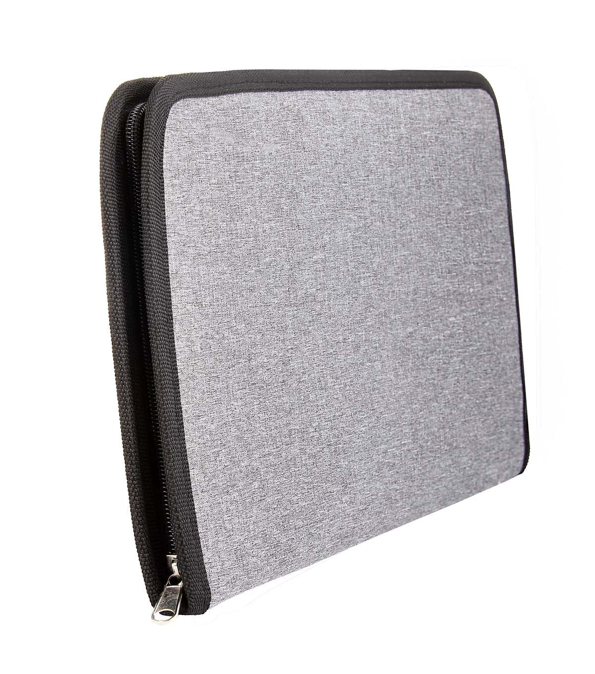 8 x 17 Gray Rectangle Knitting Pin Folder by Big Twist