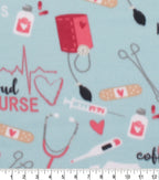 Coffee & Scrubs Blizzard Fleece Fabric