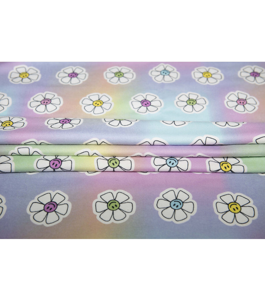 Super Snuggle Happy Daisy Flannel Fabric