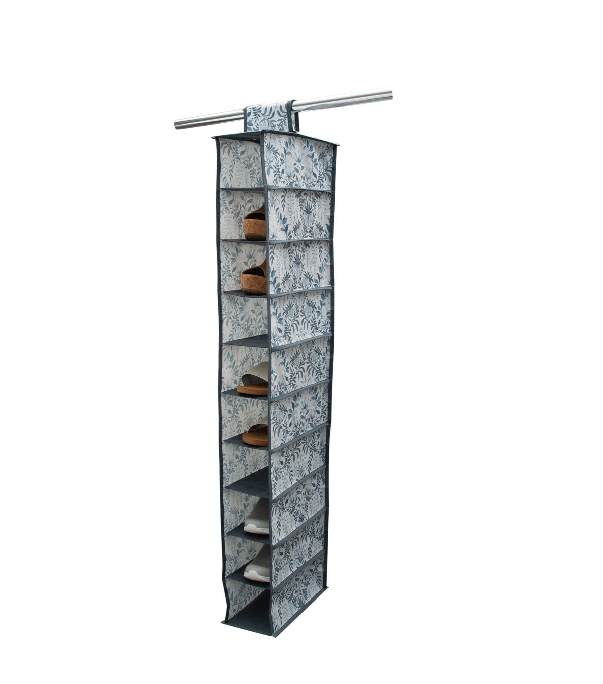 Laura Ashley 12 x 47 Parterre 10 Shelf Shoe Organizer