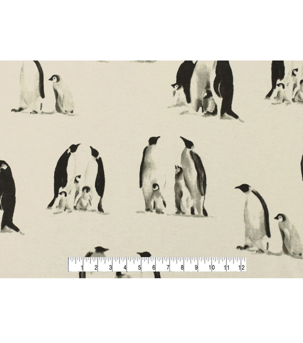 Penguins Super Snuggle Christmas Flannel Fabric