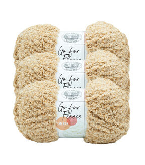 Lion Brand Go For Fleece 184yds Jumbo Polyester Yarn 3 Bundle