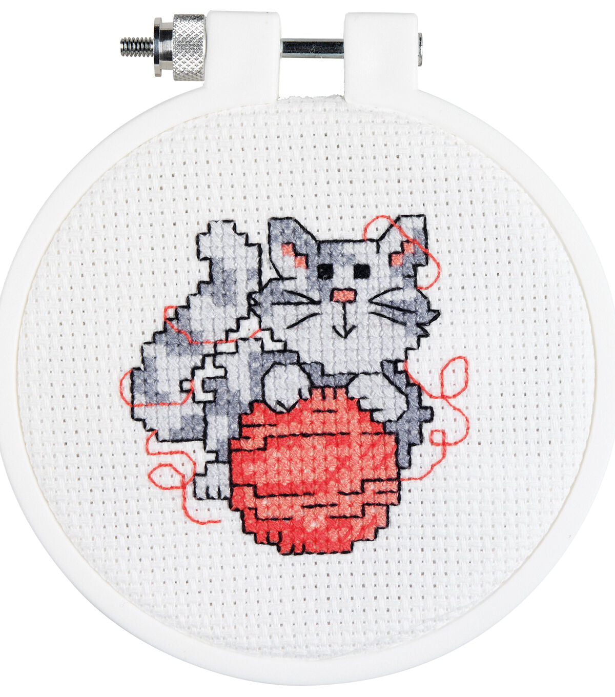 Janlynn 3 Kitten Round Counted Cross Stitch Kit