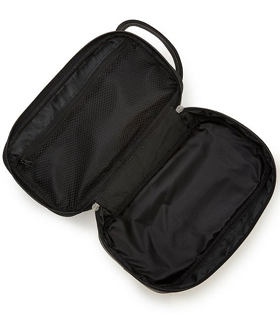 Bottom Zip Leather Travel Kit