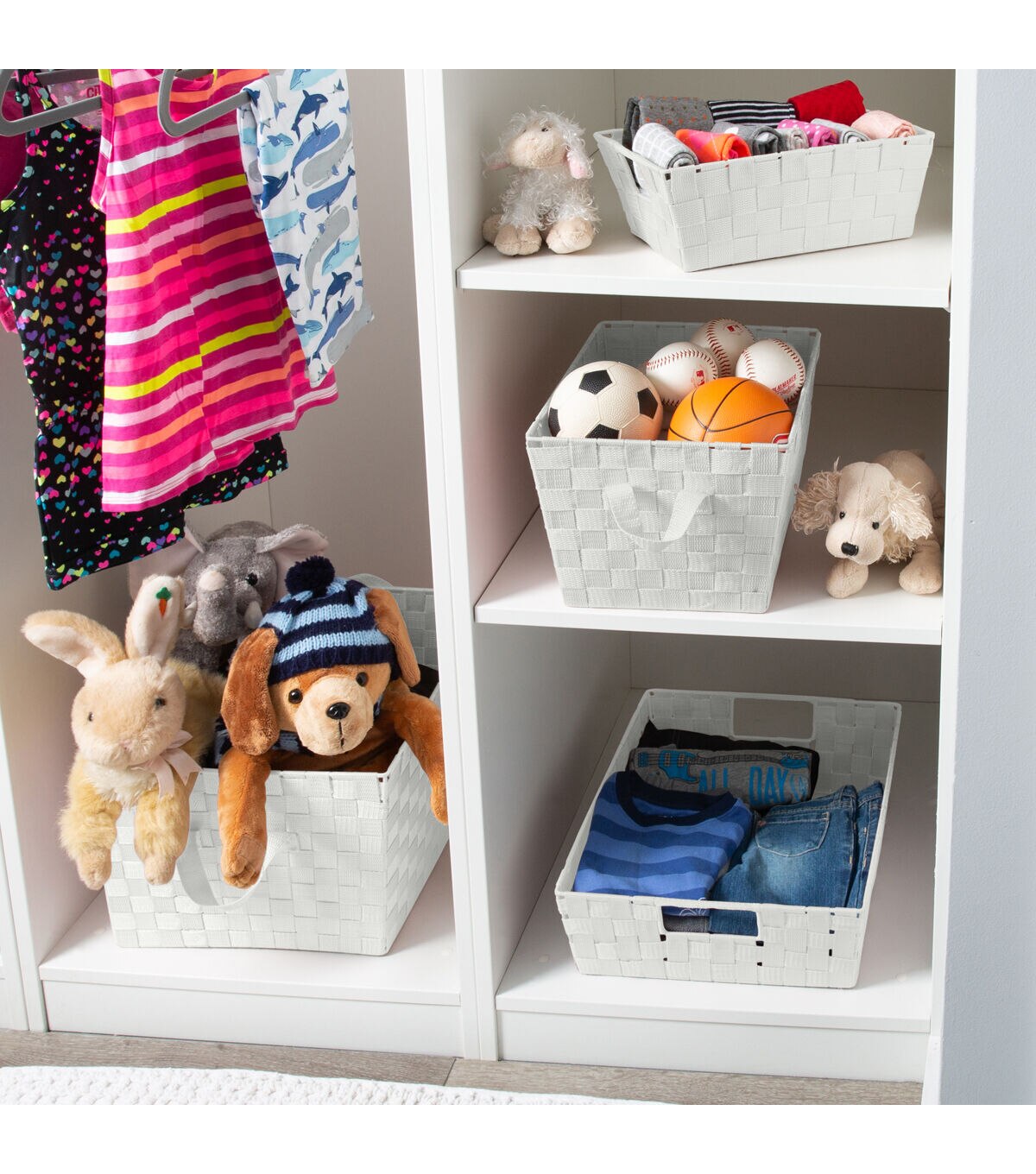 Simplify 15 x 13 Storage Shelf Totes 2pk