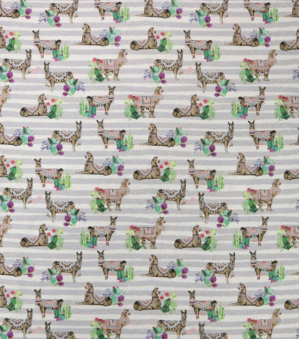 Desert Llamas Super Snuggle Flannel Fabric