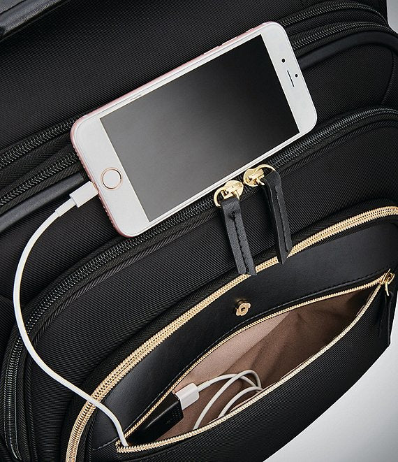 Mobile Solution Carry-On Spinner Suitcase