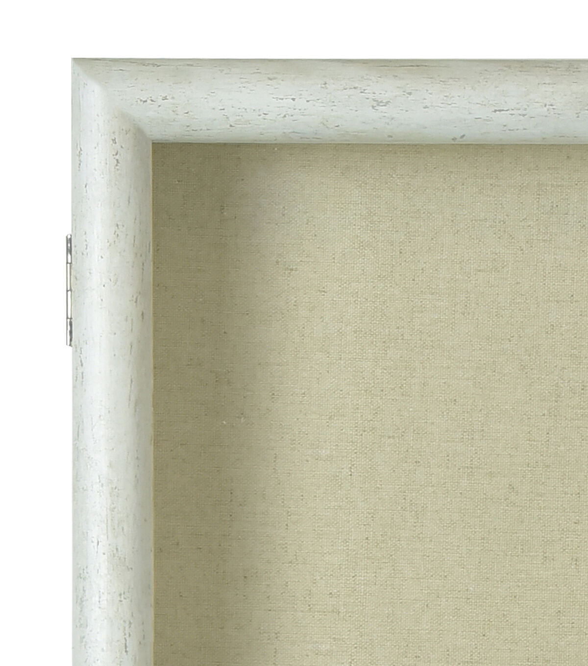 16 x 24 Distressed White Bullnose Shadowbox by Place & Time