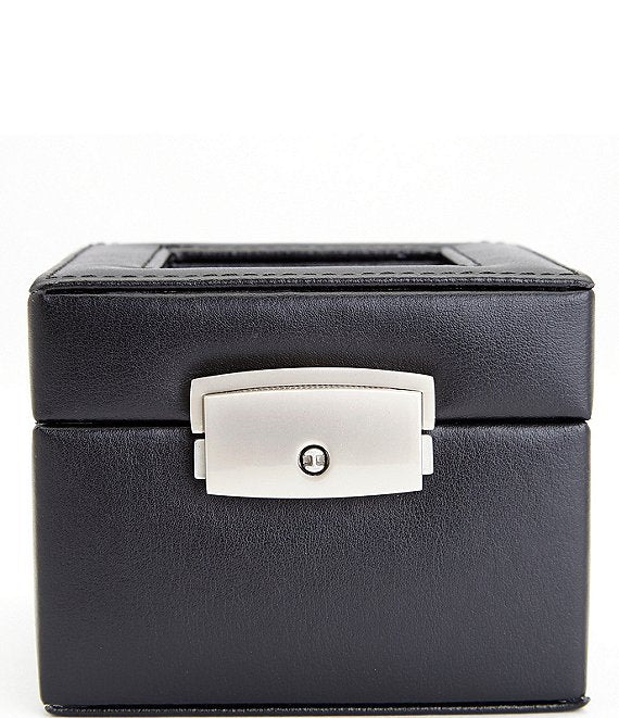 Leather Two Slot Watch Box