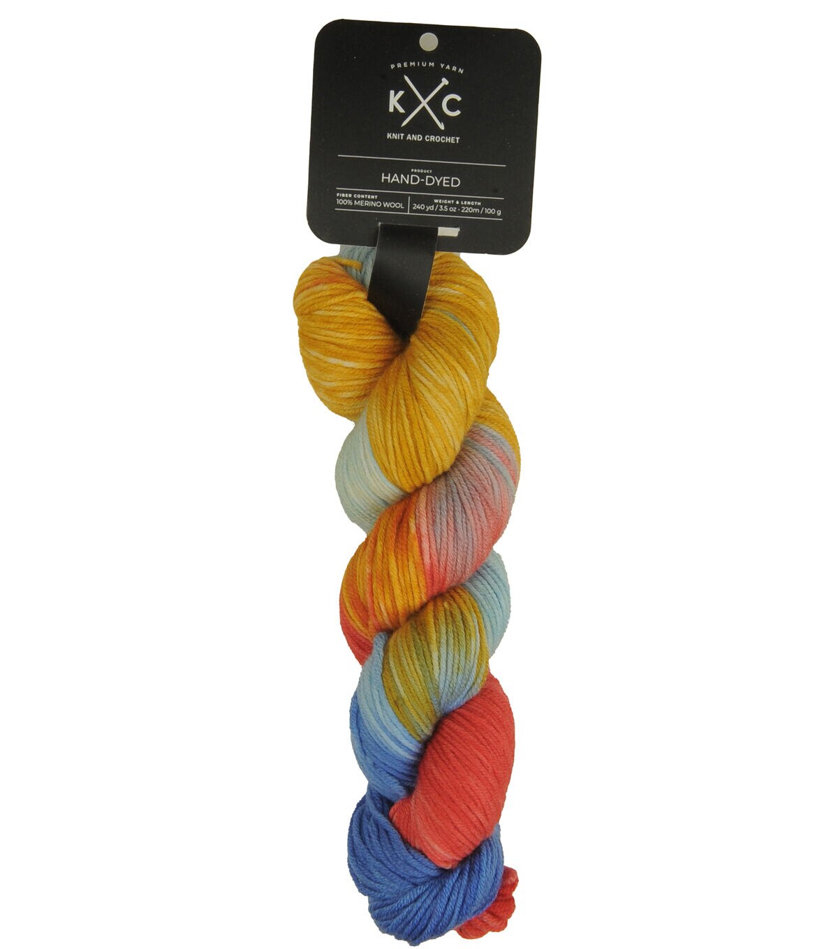 Hand Dyed Superfine Merino Wool Natural Yarn by K+C