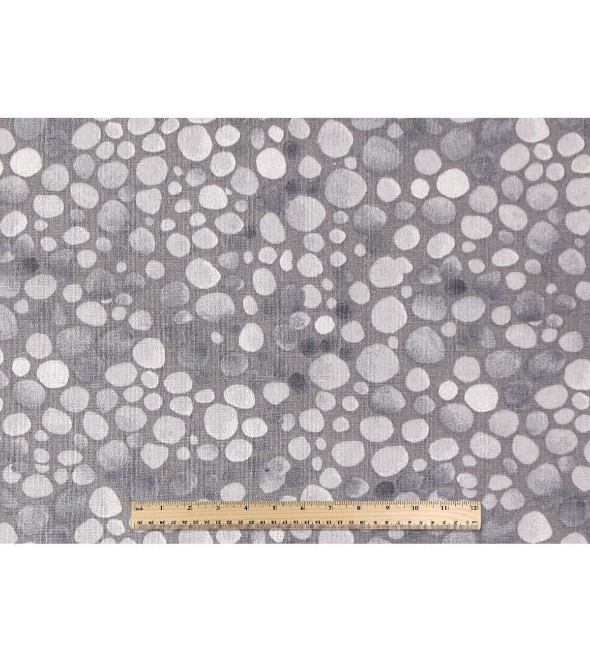 Tonal Packed Dots Gray Cotton Fabric by Keepsake Calico