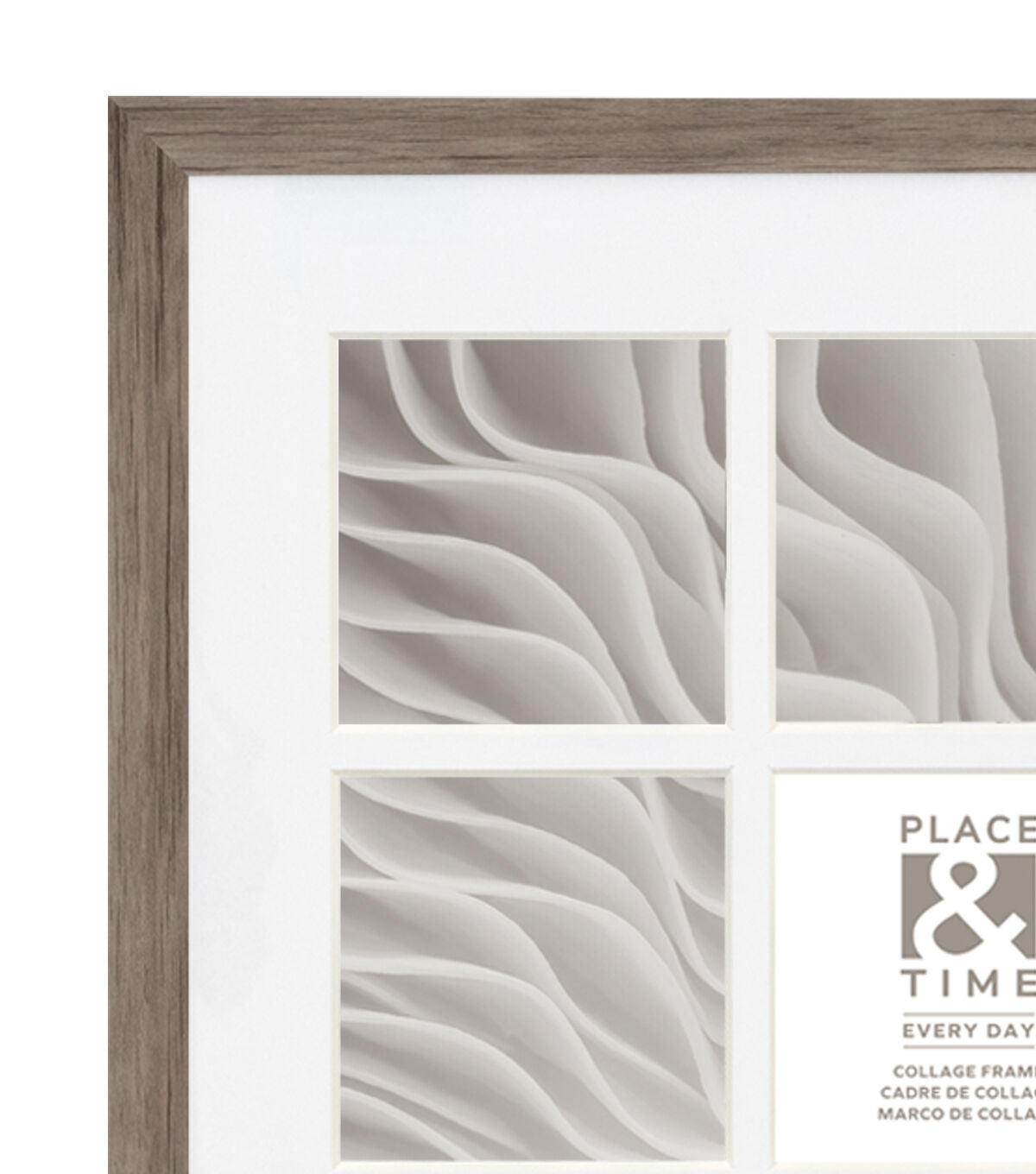 19 x 19 Natural 16 Photo Collage Frame by Place & Time