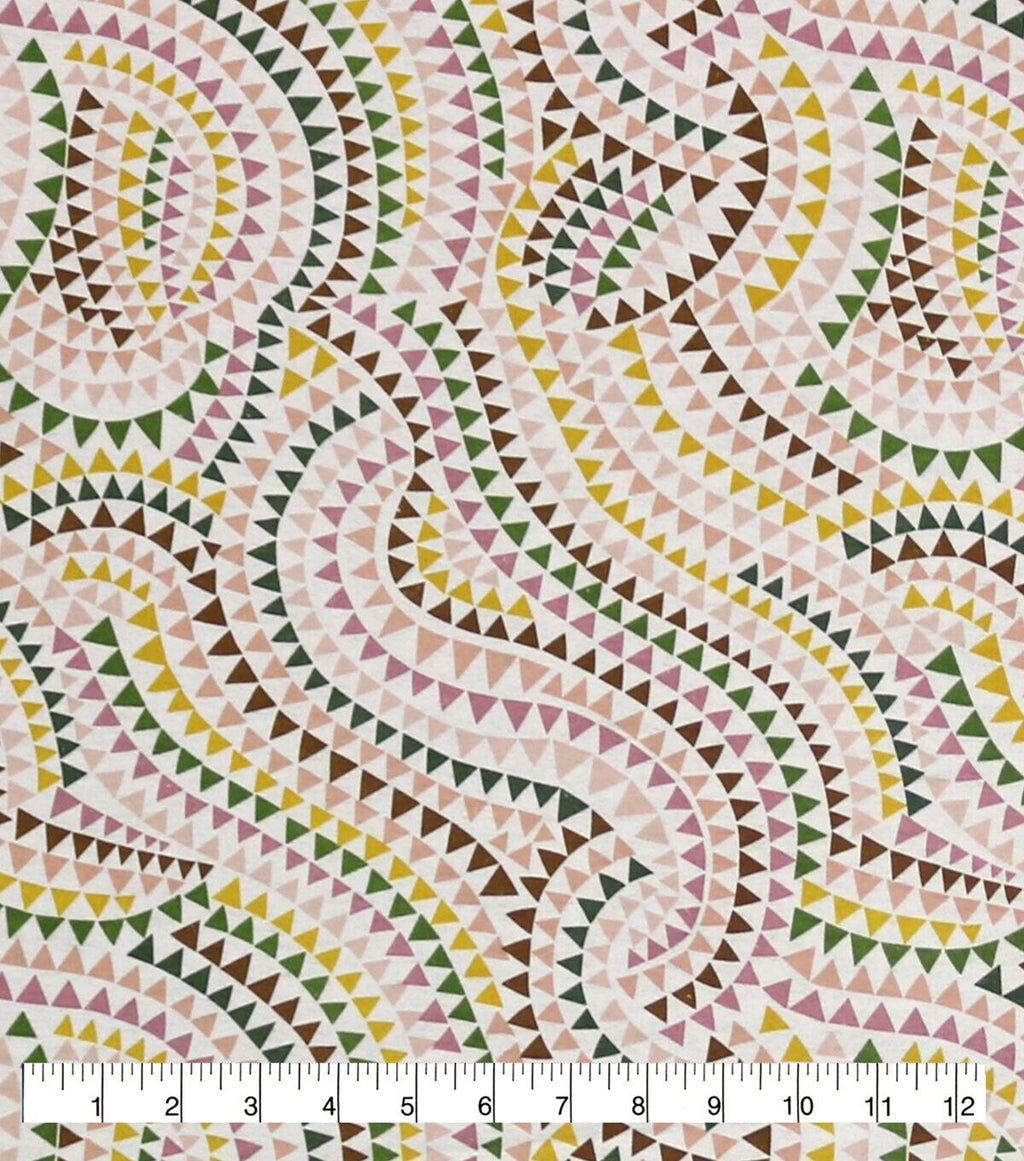 Triangle Swirl Super Snuggle Flannel Fabric