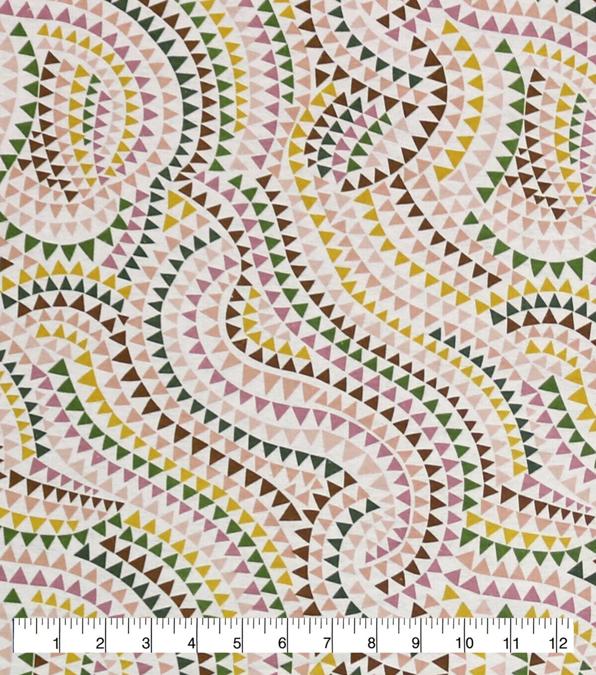 Triangle Swirl Super Snuggle Flannel Fabric