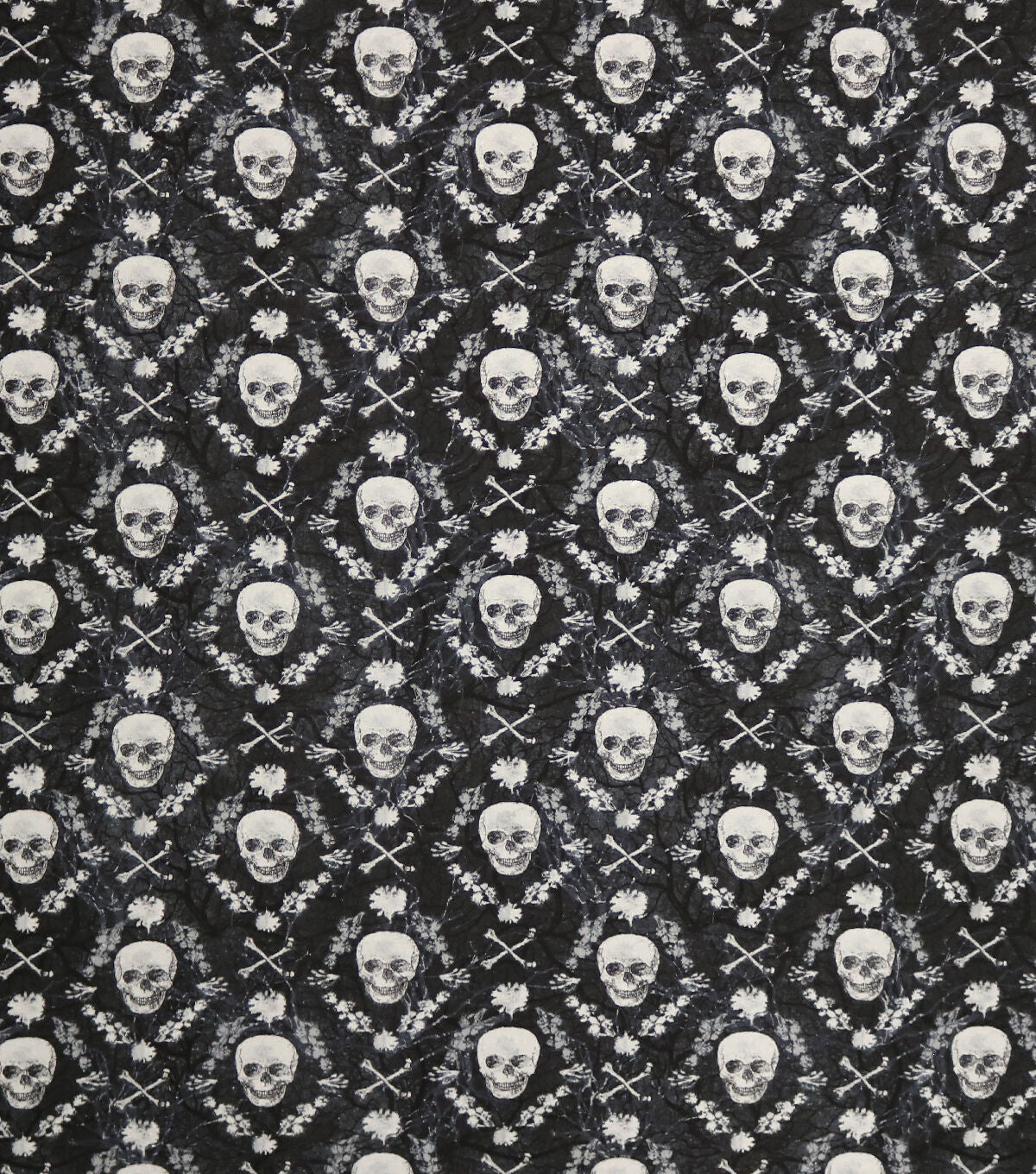 Skulls Halloween Super Snuggle Flannel Fabric